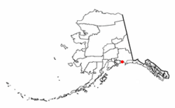 Situación de Cordova (Alaska)